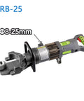 AOXHUGB Portable Electric Hydraulic Rebar Bender Steel Bar Bending Machine For Round Rods 4Mm To 32Mm, model RB-25.