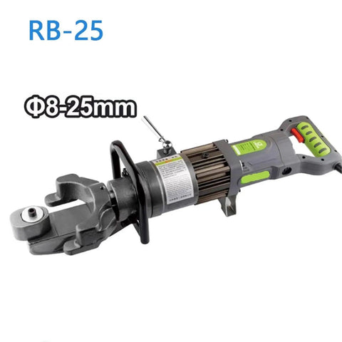 AOXHUGB Portable Electric Hydraulic Rebar Bender Steel Bar Bending Machine For Round Rods 4Mm To 32Mm, model RB-25.