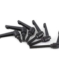 Adjustable Clamping Lever With External Male Thread For Machinery, Ratchet Style Threaded Handle Knob, M8, Durable Alloy Construction