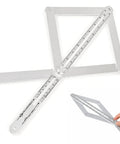 Killer Corner Angle Finder Miter Saw Protractor Heavy Duty Aluminum Bevel Gauge precision tools for accurate angles in carpentry.