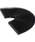 Heavy Duty Dust Shield Cloth For Milling Machines, Three Proof Flat Accordion Bellows Cover, CNC Guard, 150mm Fit, Easy Install