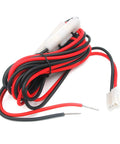 T Shape DC Car Power Cable For Mobile Radios 3 Meter With Inline Fuse And Blade Terminals, 15 Amp Rating, 13.8V DC, Max 60W