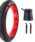 26x4.0 Inch Beefy Fat Bike Tire And Tube For Electric Bikes Foldable Replacement Tire All Terrain Mountain Snow Urban City Street Road Bicycle Anti Puncture Layer Durable Nylon And Rubber Construction, tire and tube set