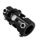 Three Quarters Inch DD X One Inch DD Universal U Joint Black Steering Shaft with premium needle roller bearing 83mm length