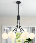 Wagon Wheel Chandelier With Vintage Wood Grain Look, Dope 6 Light Farmhouse Industrial Pendant Light In Black And Gold