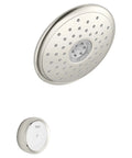Spectra Plus ETouch Four Function Shower Head With Edge Touch Pattern Control 2.5 GPM Polished Nickel Finish and remote