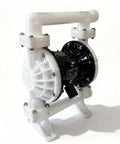 Heavy Duty Air Operated Double Diaphragm Pump 35 Gpm Pushing Up To 100 Psi Polypropylene Body with dual diaphragms.