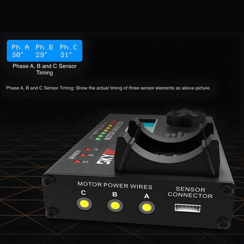 Must Have Brushless Motor Analyzer For RC Hobbyists, KV And RPM Measurement, Timing Check, with clear 2x16 LCD display