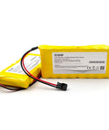 2-Pack 9.6V 1000mAh Ni-Cd Flat Type Battery Pack For Futaba Transmitters 8-Cell Plug And Play RC Model Compatible