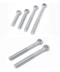 304 Stainless Steel Shoulder Eye Bolt M20 Heavy Duty Lifting Eyebolt For Industrial Machinery And Rigging High Strength Forged Steel Safe Load Bearing Quick Install Durable Lift Tool 1 Pcs, angled view