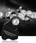 Two Pack Jewelers Loupe With Light 30X 60X 90X Triple Magnification for Coin Diamonds Gems Jewelry and Stamps display