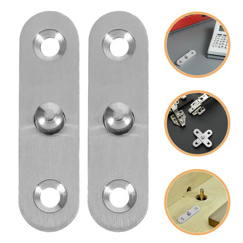 6 Piece Stainless Steel Rotating Door Pivot Hinges With Hassle Free Disassembly And Space Saving Design For Cabinets Furniture And Bathroom Vanities For Home Use, showing close-up and installation examples