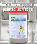 Give That Greasy Oil Mess The Boot With This Garden Safe Concrete And Masonry Degreaser Rapid Biodegradable Action Ten Pound Pack in a container.