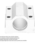 Heavy-Duty Linear Bearing Slider SCS10UU 10mm for CNC and 3D Printer Parts, Aluminum Flange Bearing With Smooth Low-Noise Movement, Corrosion-Resistant, Lightweight, Burr-Free, Easy Install, Long-Lasting Performance on white background