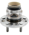 Front view of wheel hub from Front Steering Knuckles And Wheel Hub Bearings Kit For 2011 Hyundai Sonata 2.4L With Sport Suspension FWD Replacement