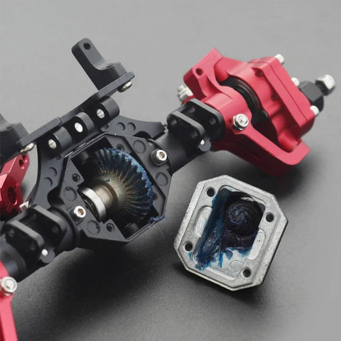 Beefed Up Bevel Gear Set 30/8T For Front And Rear Universal Drives In 1/10 Scale RC Crawlers Hardened Steel Gear Upgrade Exposed