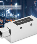 Vacuum generator CV-25HS with Rp1/4 thread port and white aluminum body