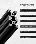 Five Pack 2040 V Slot Aluminum Extrusion European Standard 1220mm Length Anodized Aluminum Profile For CNC DIY 3D Printer And Industrial Bracket Building