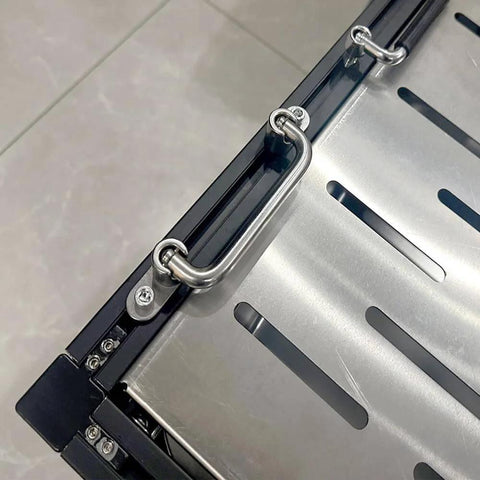 Installed 304 Stainless Steel Folding Pull Handle 90 Degree Door And Cabinet Pull Handle for Furniture and Toolbox
