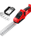 Cordless Hedge Trimmer 2 In 1 Bush Cutter With Grass Shears Electric Trimmer 2200 RPM Garden Tool Battery Not Included