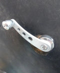 Upgrade Your Ride With These Heavy Duty Billet Aluminum Window Handle Cranks Silvery Fit For Most Cars Replaces Old Winder Kits Durable Anodized Finish Auto Interior Parts, silver billet aluminum car window crank handle