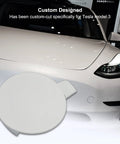Tesla Model 3 Front Tow Hook Cover Cap Replacement for 2017-2023 White Front Bumper in ABS plastic