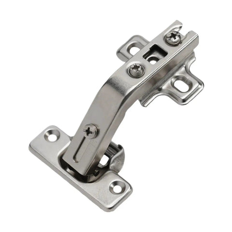 135 Degree Rotating Concealed Hinge For Cabinets And Doors, shown in silver metal with adjustable screws, heavy duty design.