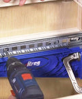 Drawer Slide Jig With 3-Inch Face Clamps For Cabinets, Drawers And Desks - Easy Cabinet Slide Installation Kit in use