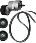 Upgrade Your Ride With This Top-Rated Timing Belt Tensioner Pulley Idler Kit For 2.0 And 2.4 L4 Engines Featuring A Durable V-Ribbed Design That Smashes Slack, Stops Slippage, And Keeps Your Motor Purring Like A Kitty Cat Without Any Drama Or Hiccup.