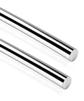 Two 10mm By 400mm Linear Motion Rods Shaft Guide Rail System For Smooth Precision Movement With High Grade C45 Carbon Steel Build For Heavy Duty CNC And DIY Projects That Will Crush It All.