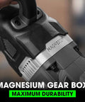 Pro Grade 24V Brushless Cordless Right Angle Drill Thumping Out 1680 In Lbs Torque magnesium gear box with durable finish