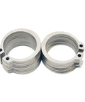 Top Tier 100 Pcs External Retaining Rings Made From Heavy Duty 304 Stainless Steel With Super High Strength And Long Lasting Durability Perfect For Axles Shafts Cylinders Car Parts And Home DIY Projects In All Sizes Including 6 7 8 9 10mm That Are Tough, showing multiple retaining rings stacked.