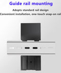 Guide rail mounting system for Rock Solid Industrial Switching Power Supply 24 Volt 2.5 Amp 60 Watt Din Rail Adapter.