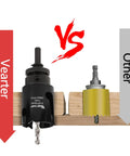 Comparison of Heavy Duty Pro Grade Carbide Piercing Hole Saw Kit vs other hole saw, highlighting performance differences.