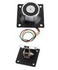 Heavy Duty 12V-24V Electromagnetic Door Holder With Super Strong Suction For Wooden OrIron Fire Doors, Reliable Cast Steel Stopper That Grips Like A Boss, showing parts including motor and connectors.