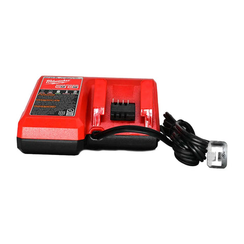Image of Quick Charger included in Compact Half Inch Hammer Drill Driver Kit With M18 Cordless Power, 1.5Ah Battery, and Hard Case.
