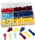 Badass 200 Piece Premium Heat Shrink Wire Terminal Kit Waterproof Marine Auto Crimp Weather Pack Connectors Sealed Polyolefin Color Coded Insulation Blocks With Hot Melt Glue Sealant For Vehicle Wiring And Boat Repair open organizer with assorted terminals