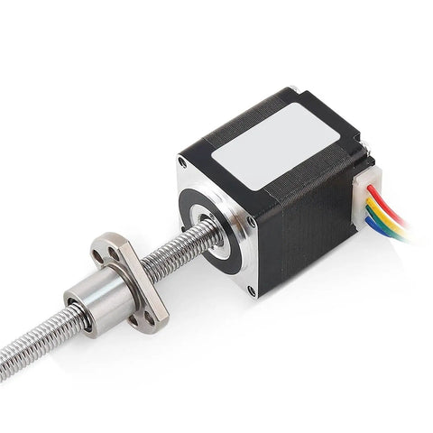 Ultra Precision Linear Stepper Motor Pro Grade With Ball Screw For 3D Printer Accessories Nema 11 Travel 300mm 28HB28 SFU0802 High Accuracy Positioning With Low Friction For Smooth Motion In CNC And Milling, nema 11 stepper motor with ball screw