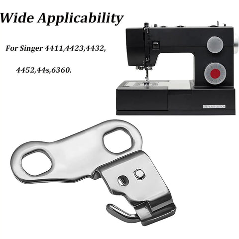 Two Pack 416143901 Shuttle Hook Plate Spare Part For Industrial Sewing Machines 65 80E 90E 18525 High Strength Metal Hook For Precise Stitching Durable Fix For DIY Sewing Projects on sewing machine
