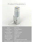 Miniature Brushed DC Motor 12V 24V with Extended Shaft Output 11 to 470 RPM Forward and Reverse Speed Control, All Metal Gears, Silver