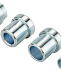 Thru Axle Adapter For 135 Millimeter Spacing With 10 Or 12 Millimeter Thru Axles For Seamless Connection To AXIS Rollers, silver finish adapters