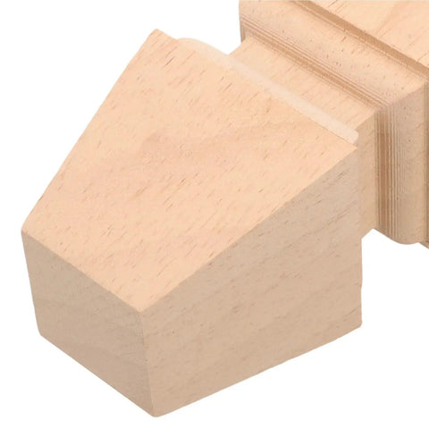 Solid Wood Furniture Legs Set 4 Pcs Carved Table Chair Sofa Cabinet Bed Feet Replacement Decorative Wood Feet for home use