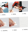 Step-by-step use of Wood Floor Repair Kit With Wax Blocks For Quick Scratch Fixes On Hardwood Vinyl And Laminate Surfaces