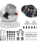 Heavy Duty 3 Inch Engravers Ball Vise With Full Set Attachments showing chrome steel clamps and tools for jewelry and workshop use.