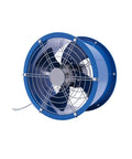 16 Inch Explosion Proof Axial Fan with 370W 110V Motor, heavy-duty carbon steel housing, front view showcasing blade design.