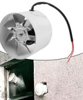 Pro Level 100mm Inline Duct Fan Whispers Silently While Pulling Smoke Directly Out From Kitchen Or Shop Grease Fume Ventilation Unit