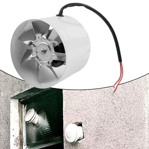 Pro Level 100mm Inline Duct Fan Whispers Silently While Pulling Smoke Directly Out From Kitchen Or Shop Grease Fume Ventilation Unit