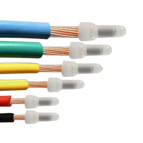 Pro Grade CE1 Closed End Crimp Connectors Kit For 22 16 AWG Nylon Insulated Wire Ends with Aluminum Core
