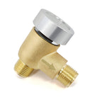 Brass RV Vacuum Breaker Check Valve For Gray Water Black Tank Flush System Replacement For Leaking Vacuum Breaker In Camper Trailer Water Line 571 VAC CHK A Compatible Improves Freshwater Quality