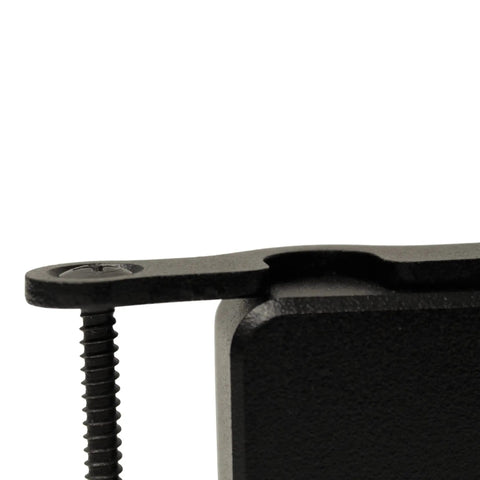 Heavy Duty Sun Visor Repair Kit With Steel Clips For Jeep Wrangler JK 2018 Through 2024 And Gladiator 2020 Through 2024, corner detail.